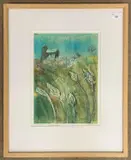 Salthouse Church by Diane Oldham, pencil, sold Nov 2025