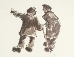 Limited edition by Kyffin Williams, lithograph, sold Jul 2026