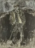 Hugh Rowlands by Kyffin Williams, lithograph, sold Jul 2026