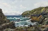 Constantine Bay by Harry Prest, oil on board, sold Jul 2026