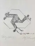 Portrait of a Bank I by Ralph Steadman, 2009, print, sold Jul 2026