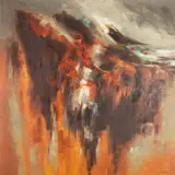 Autumnal Landscape by Donald Pass, oil on canvas, sold Jul 2026