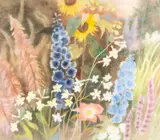 Untitled by Joan Connell, mixed media, sold Jul 2026