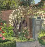 The Walled Garden, Llanerchaeron by Diane Mathias, pastel, sold Jul 2026