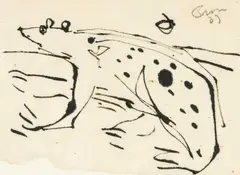 Untitled by William Brown, ink, sold Jul 2026