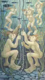 Sea Nymphs by Muriel Delahaye, lithograph, sold Jul 2026