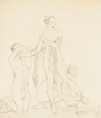 Phryne by William Russell Flint, etching, offered Jul 2026