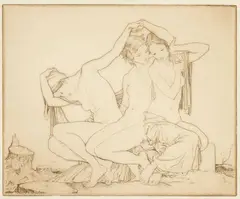 Forlorn Dryads by William Russell Flint, etching, offered Jul 2026