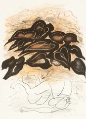 Elegiac Sonnet by Ceri Richards, lithograph, sold Jul 2026