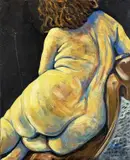 Chair by Carl F.E. Hodgson, oil on canvas, sold Jun 2026