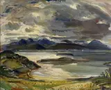 Untitled by Donald Macbeth Sutherland, oil on board, sold Jun 2026