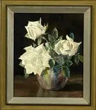 White Roses by D.A. Taylor, 1935, watercolour, offered Jun 2026