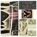 to include WENDY VINCENT (South African, b. 1941) two limited edition by South African Artists, 1975, mixed media, sold Jun 2026