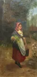 Untitled by R. Langley, oil on canvas, sold Jun 2026