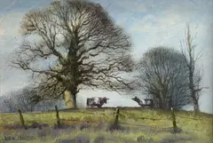 Entitled verso 'We Must by Alwyn Crawshaw, oil on board, sold Jun 2026