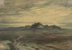 Untitled by Alfred East, 1887, watercolour, offered Jun 2026