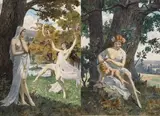 Untitled by Edmond Malassis, 1943, watercolor, sold Jun 2026