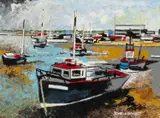 Titled verso by Howell Davies, oil on board, sold Jun 2026