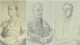 All by Edgar Holloway, pencil on paper, sold Jun 2026