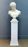 on square column, 165cms (h) (2) Provenance: private collection by Contemporary Plaster Bust Of Apollo, sculpture, sold Jun 2026