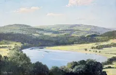 Vale of Conwy, North Wales by William Eric Thorp, oil on board, sold May 2026