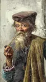 Untitled by Raffaele Frigerio, oil on canvas, sold May 2026
