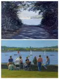 Untitled by Steven Jones, pastel, sold May 2026