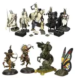 including pair of Franklin Mint painted metal sculptures of Native Americans, by Assorted Collectables, sculpture, sold May 2026
