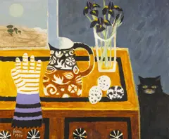 The Striped Glove by Mary Fedden, 1984, oil on canvas, sold May 2026