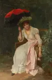 Untitled by William Oliver, oil on canvas, sold May 2026