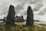 Near Porth by Kyffin Williams, oil on canvas, sold May 2026