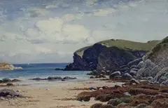 Trearddur Bay, Holyhead by John McDougal, 1920, watercolour, sold May 2026