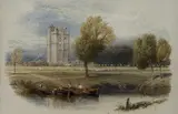 Cambus Kenneth Abbey, Stirling by Myles Birket Foster, watercolour, sold May 2026