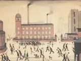 Mill Scene by L. S. Lowry, lithograph, sold May 2026