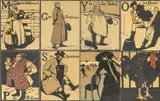 Eight lithographic prints - The Alphabet by William Nicholson, print (other), sold May 2026