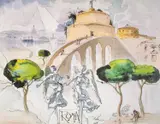 Roma 1949 by Salvador Dalí, Giclee Gallery blind stamp, printed signature, sold May 2026