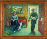 Midday by Joan Darlington, oil on board, sold May 2026