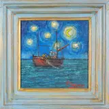 Untitled by James Downie, oil on canvas, sold May 2026