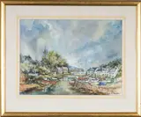 Abersoch by Doris E. Crichton, watercolour, offered May 2026