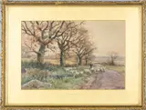 Untitled by Henry Charles Fox, 1919, watercolour, sold May 2026