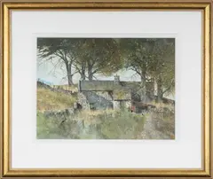 Glascoed by Malcolm Edwards, gouache, sold May 2026