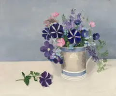 Untitled by Audrey Johnson, oil on board, sold Apr 2026