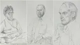 Entitled by Edgar Holloway, 1972, pencil on paper, sold Apr 2026