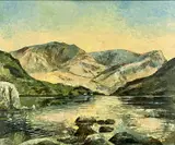 Untitled by Alfred Burgess Sharrocks, oil on board, sold Apr 2026