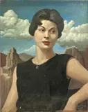 Untitled by Kenneth Harold Gresty, 1957, oil on board, sold Apr 2026