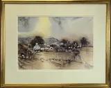 Indistinctly by John Morris, watercolour, sold Apr 2026