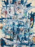 The Blue Prince by Neale Howells, mixed media on paper, sold Apr 2026