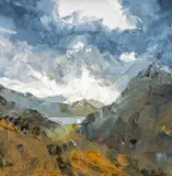 Nant Gwynant I by David Grosvenor, oil on canvas, sold Apr 2026
