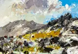 Glyder Fawr a Chastell y Gwynt by David Grosvenor, 2013, oil on canvas, sold Apr 2026