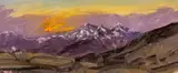 'Snow-capped Snowdon from by David Lloyd Griffiths, oil on board, sold Apr 2026